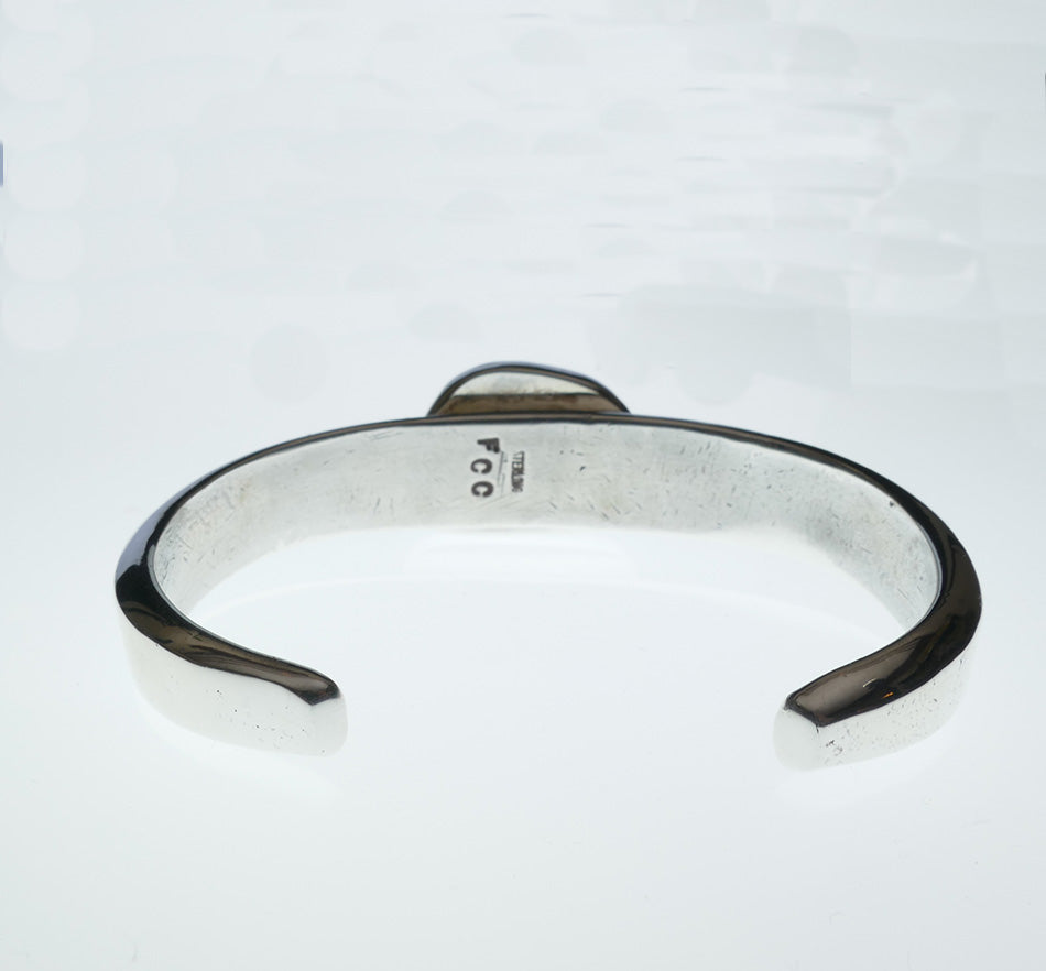 Navajo Jewelry Sterling Silver Turquoise Bracelet Franklin Crowther