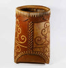 Gabriel Frey Passamaquoddy Etched Birch Bark Baskets Wabanaki Double Curve