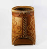 Gabriel Frey Passamaquoddy Etched Birch Bark Baskets Wabanaki Double Curve