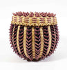 Wabanaki Penobscot Ganessa Bryant Frey Black Ash and Sweetgrass Point Basket
