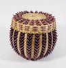 Wabanaki Penobscot Ganessa Bryant Frey Black Ash and Sweetgrass Point Basket