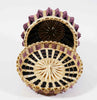 Wabanaki Penobscot Ganessa Bryant Frey Black Ash and Sweetgrass Point Basket