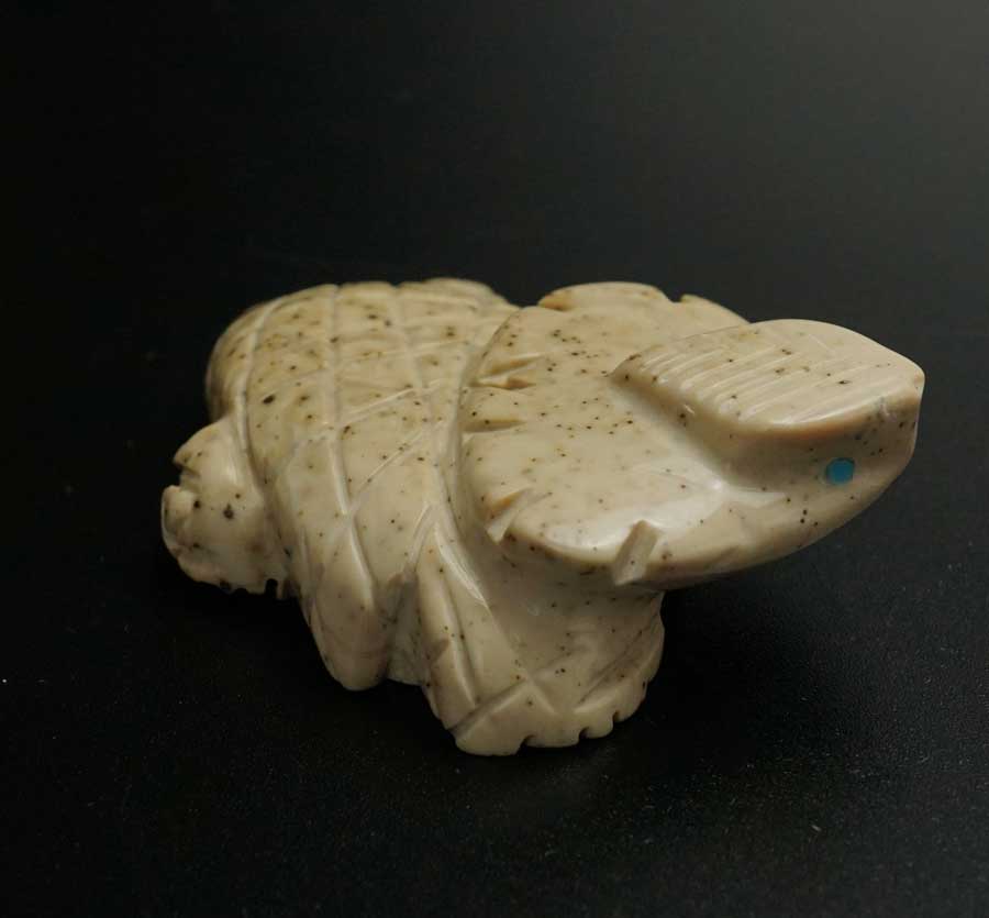 Gilbert Lonjose Soapstone Horned Toad