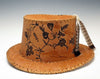 Gina Brooks etched birch bark hat