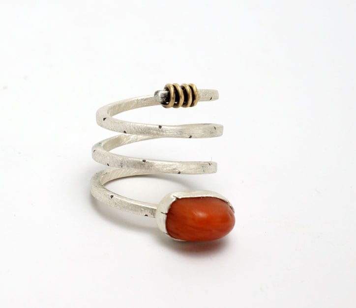 Heidi BigKnife spiral ring