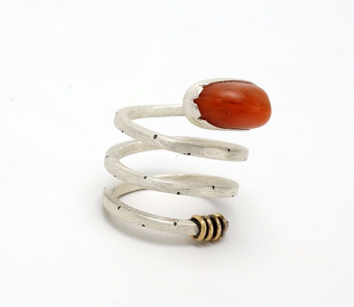 Heidi BigKnife Spiral Ring