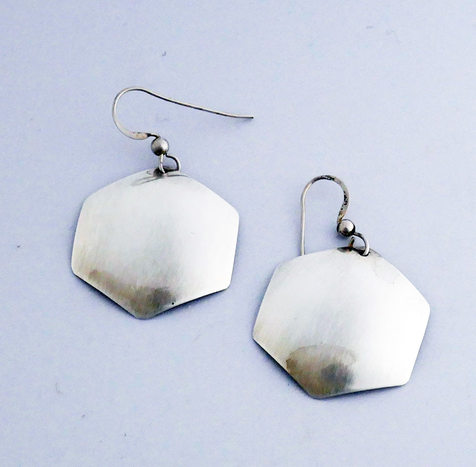 Navajo Jewelry Sterling Silver Earrings Herb and Veronica Thompson