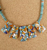 Kewa Santo Domingo Pueblo Mosaic Necklace Janalee Reano Valencia