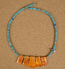 Kewa Santo Domingo Pueblo Mosaic Necklace Janalee Reano
