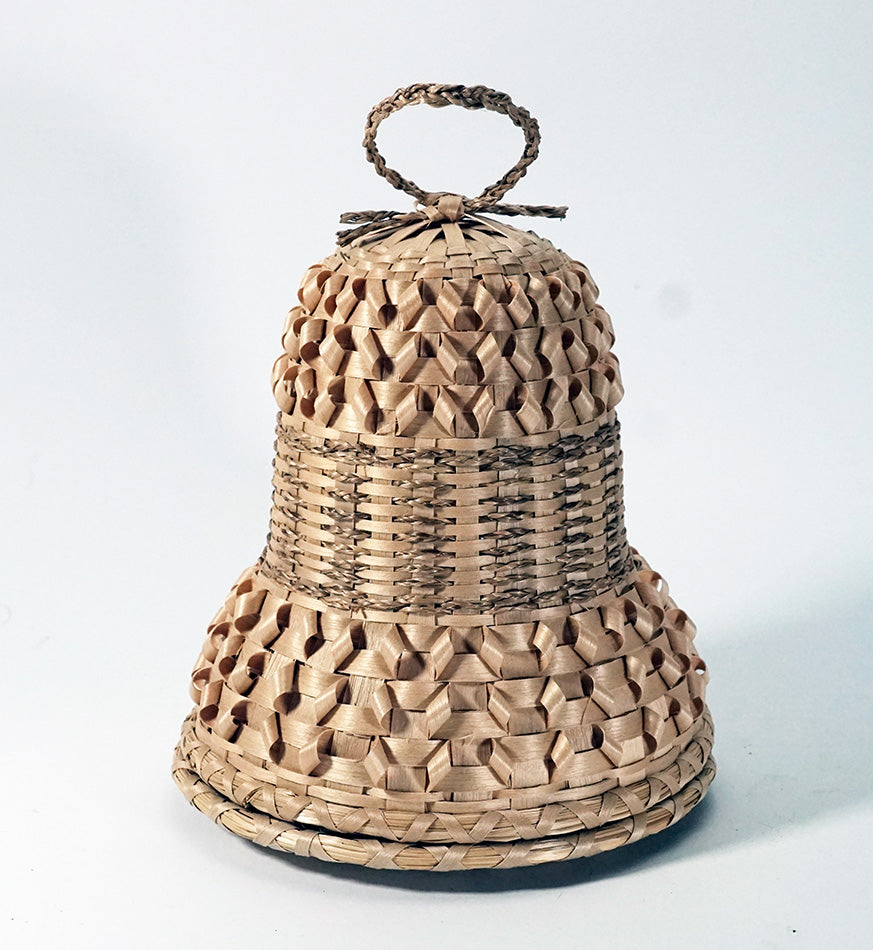 Kenny Keezer Passamaquoddy Bell Basket Wabanaki