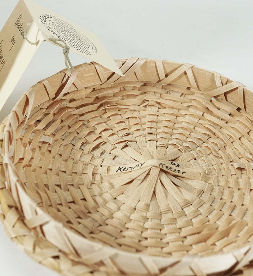 Kenny Keezer Passamaquoddy Bell Basket Wabanaki