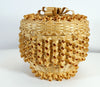 Kenny Keezer Passamaquoddy Bell Basket Footed Basket Wabanaki