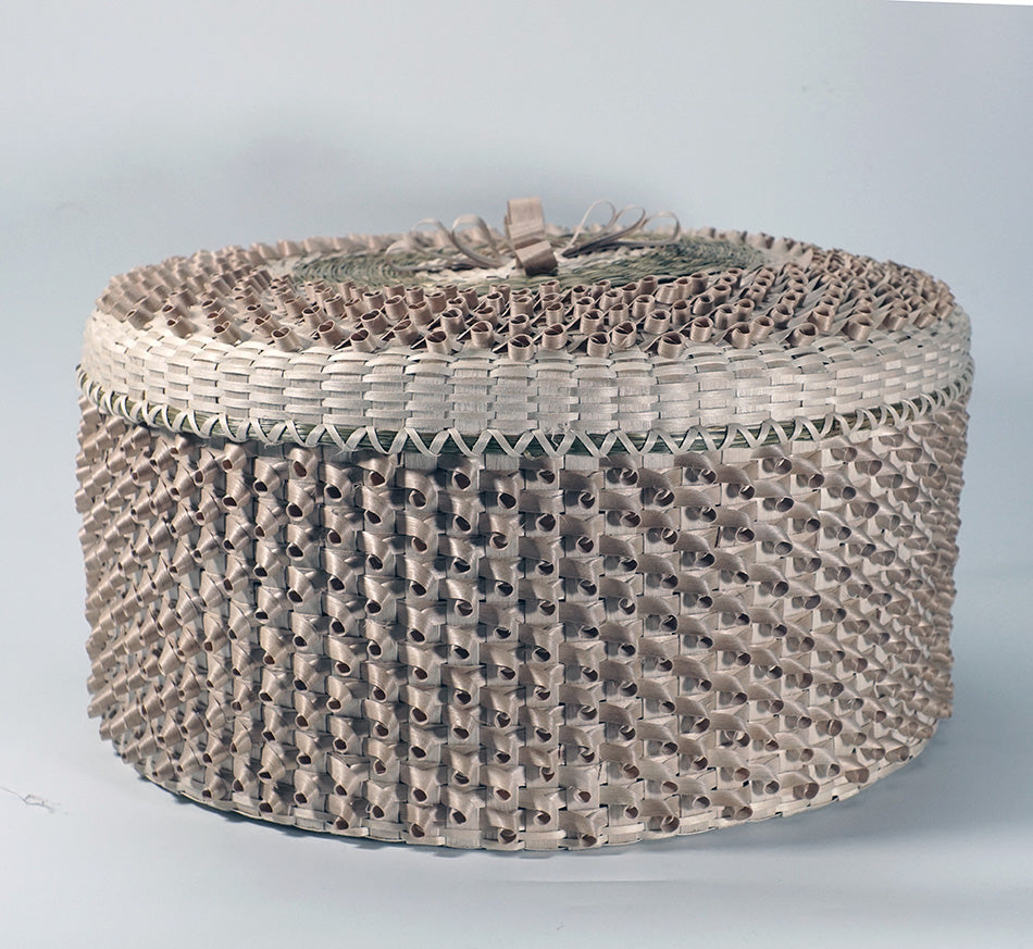 Kenny Keezer Passamaquoddy Curl Basket Wabanaki