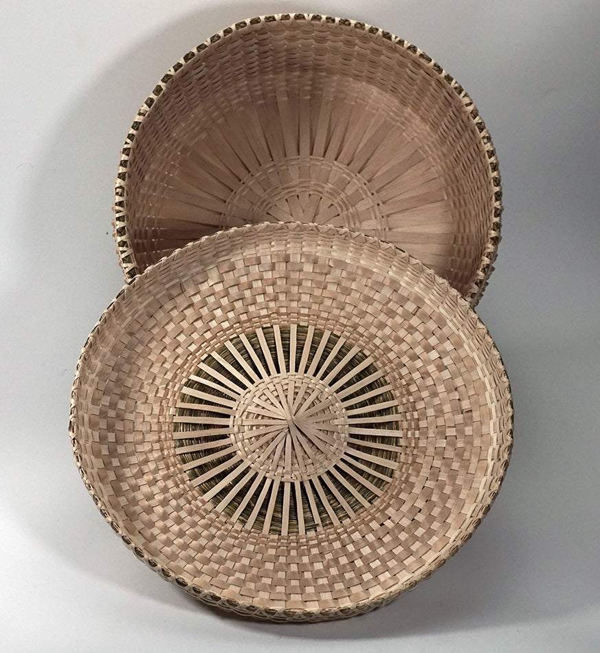 Kenny Keezer Passamaquoddy Curl Basket Wabanaki
