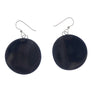 Kevin Pourier Lakota Buffalo Horn Morningstar Earrings