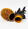 Wabanaki Penobscot Kim Bryant Black Ash and Sweetgrass Pineapple Basket