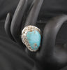 Lorenzo Tafoya Native American Jewelry Morenci Turquoise Ring