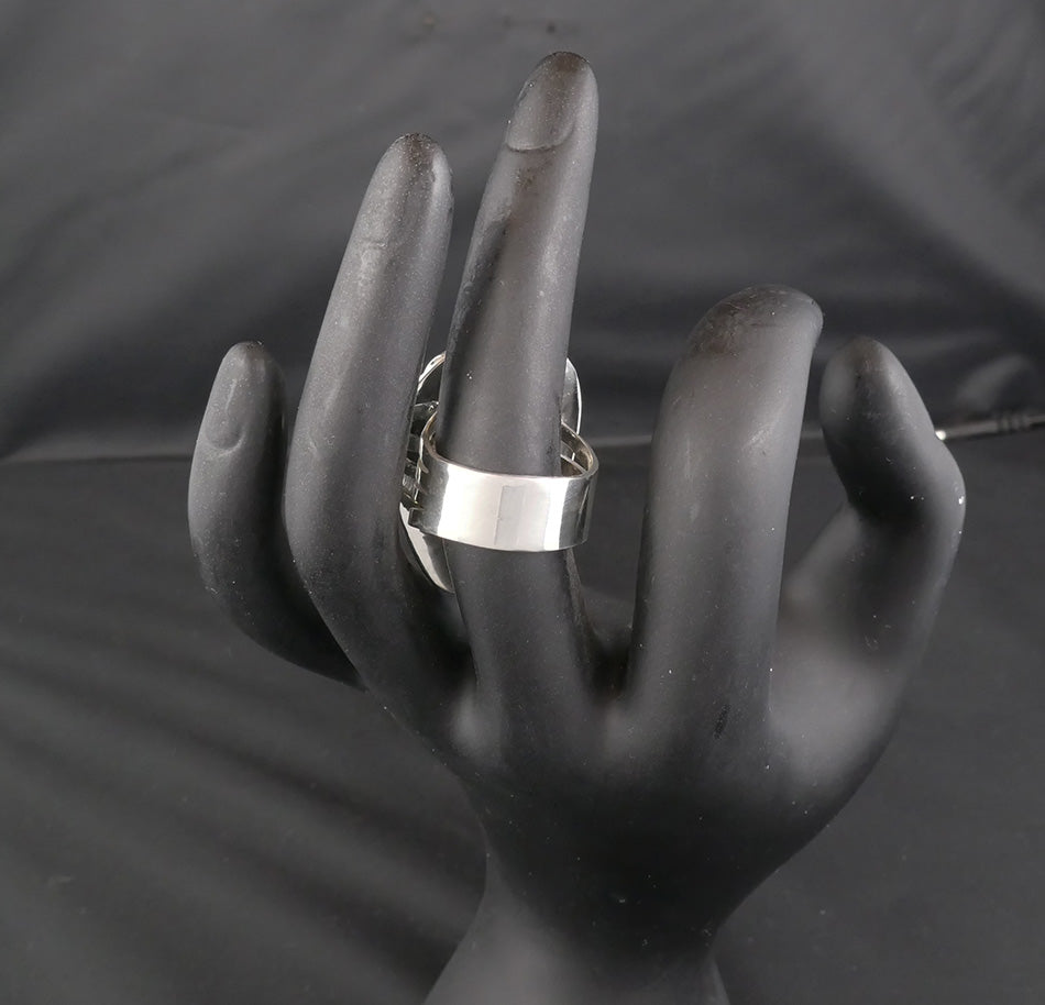 Lorenzo Tafoya Native American Jewelry Morenci Turquoise Ring