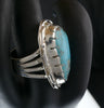 Lorenzo Tafoya Native American Jewelry Morenci Turquoise Ring