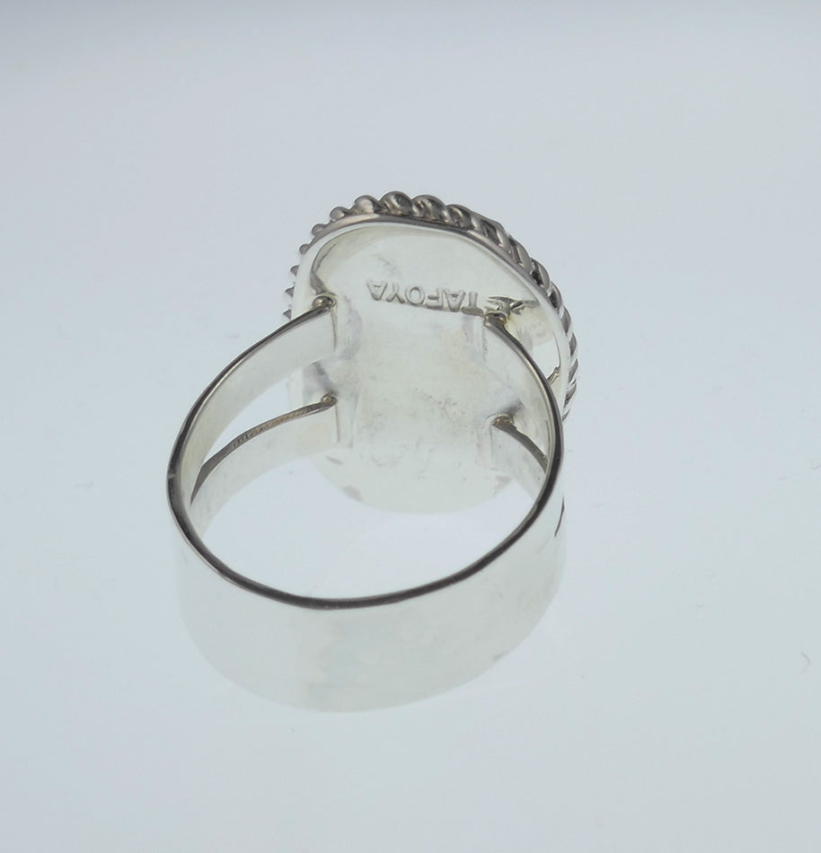 Lorenzo Tafoya Native American Jewelry Carico Lake Turquoise Ring