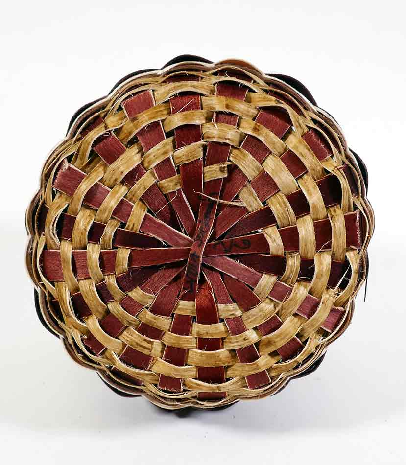 Wabanaki Pasamaquoddy Lydia Soctomah Ash and Sweetgrass Basket