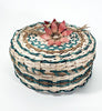 Wabanaki Pasamaquoddy Lydia Soctomah Flower Basket 1