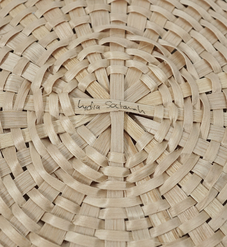 Wabanaki Pasamaquoddy Lydia Soctomah Flower Basket 1