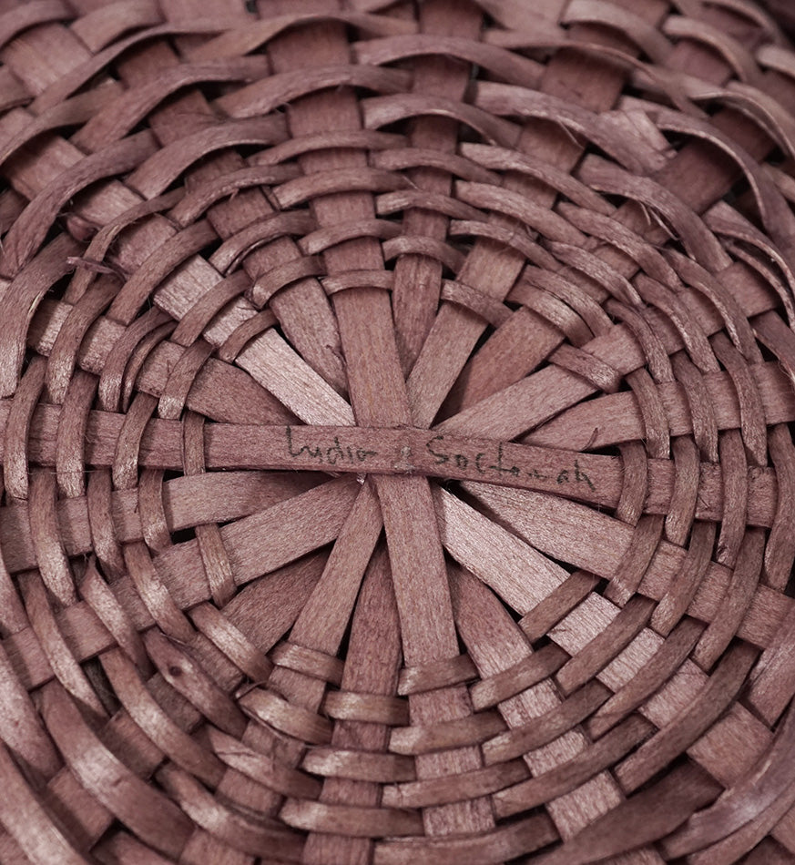 Wabanaki Pasamaquoddy Lydia Soctomah Flower Basket 2