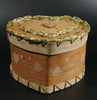 Maliseet Artist Aron Griffith Birch Bark Heart Basket