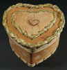 Maliseet Artist Aron Griffith Birch Bark Heart Basket