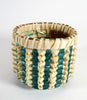 Wabanaki Art Amanda Ennis Maliseet Miniature Green/Brown Basket (Copy)