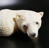 Mark Nupowlatik Textured Ivory Bear Eskimo Art