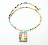 Mary Tafoya Rectangular Mosaic Necklace
