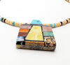 Mary Tafoya Rectangular Mosaic Necklace