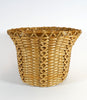 Jane Zumbrunnen Mi'kmak Weaver Wabanaki Baskets Flared Basket