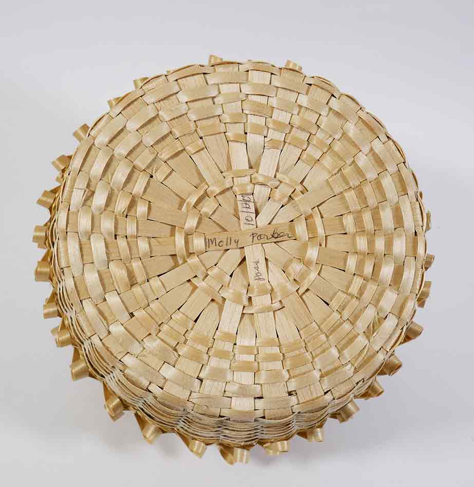 Pasamaquoddy Molly Neptune Parker Flower Basket Wabanaki
