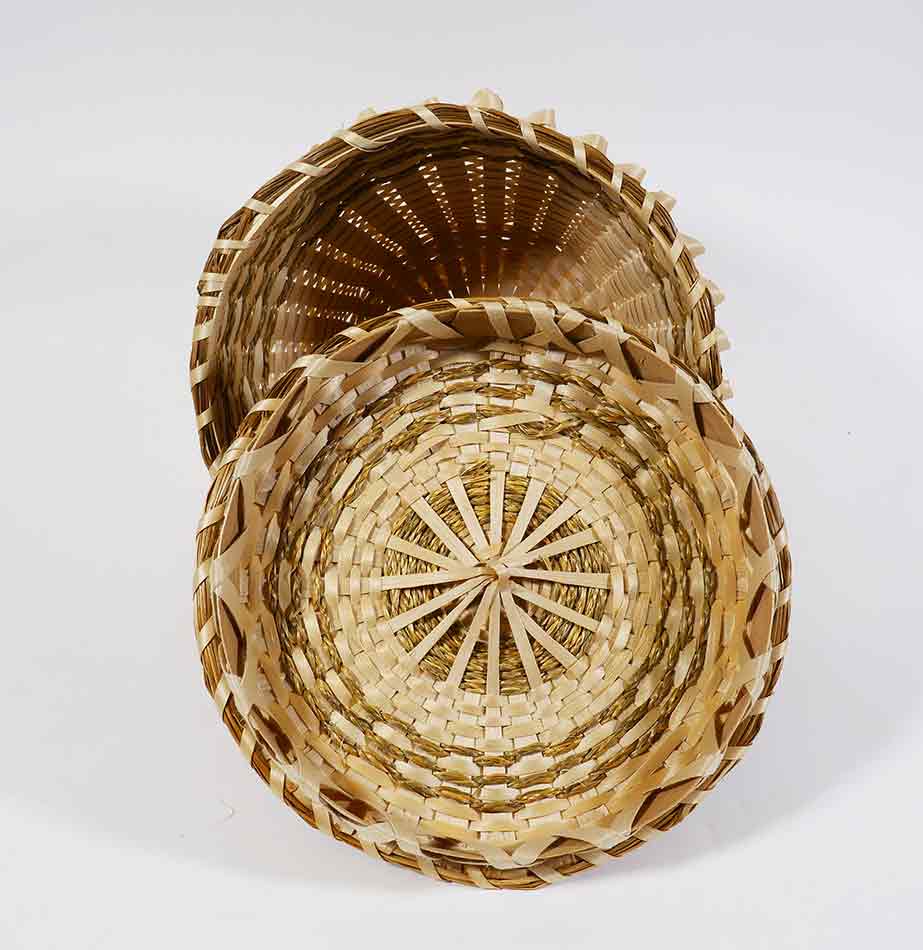 Pasamaquoddy Molly Neptune Parker Flower Basket Wabanaki