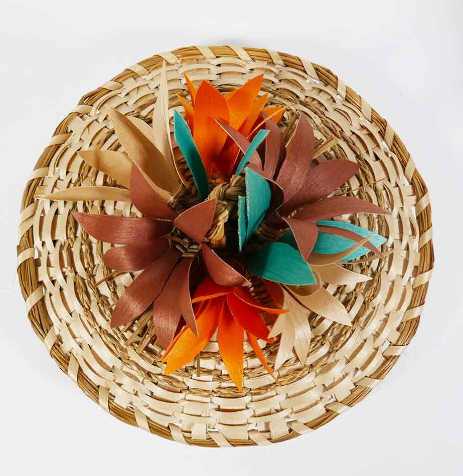 Pasamaquoddy Molly Neptune Parker Flower Basket Wabanaki