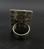 Navajo Zuni Alex Sanchez Native American Jewelry Turquoise Petroglyph Ring