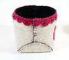 Penobscot Art Pam outdusis Cunningham Corn Wabanaki Double Curve Wool Vessel