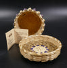 Passamaquoddy Basket Clara Keezer Purple Curls