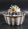 Wabanaki Pasamaquoddy Dolly Barnes Flower Basket