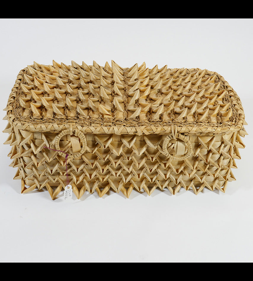 Passamaquoddy Master Basket Maker Sylvia Gabriel Rectangular