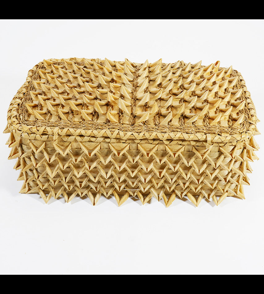Passamaquoddy Master Basket Maker Sylvia Gabriel Rectangular