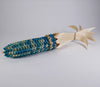 Passamaquoddy Geo Neptune Blue Corn Basket Wabanaki