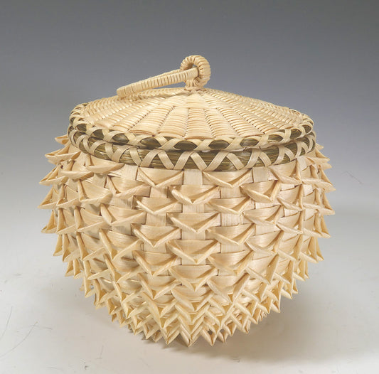 Passamaquoddy Point basket Eric Otter Bacon Wabanaki