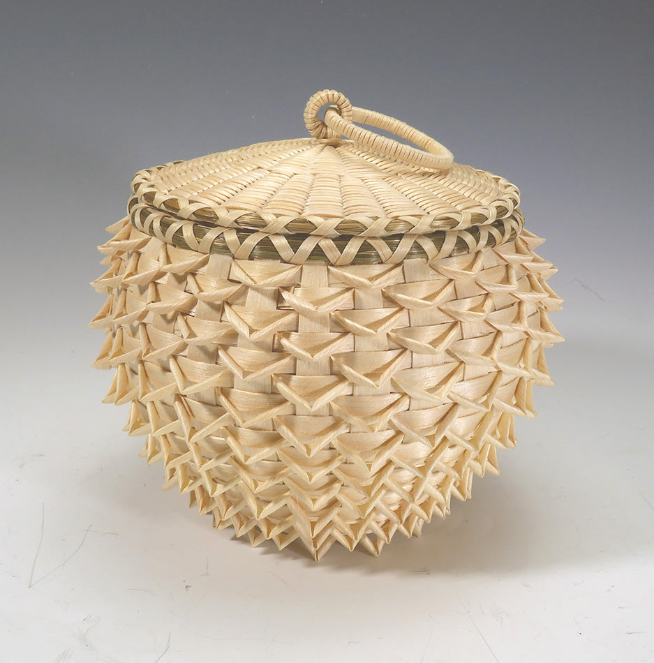 Passamaquoddy Point basket Eric Otter Bacon Wabanaki