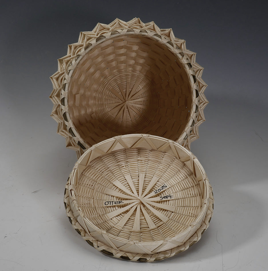 Passamaquoddy Point basket Eric Otter Bacon Wabanaki