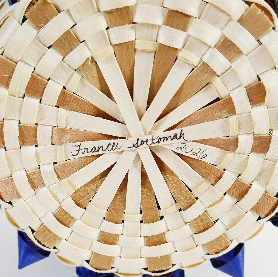 Frances Soctomah Passamaquoddy Basket Wabanaki