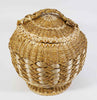 Theresa Neptune Gardner Passamaquoddy Footed Fancy Basket Wabanaki